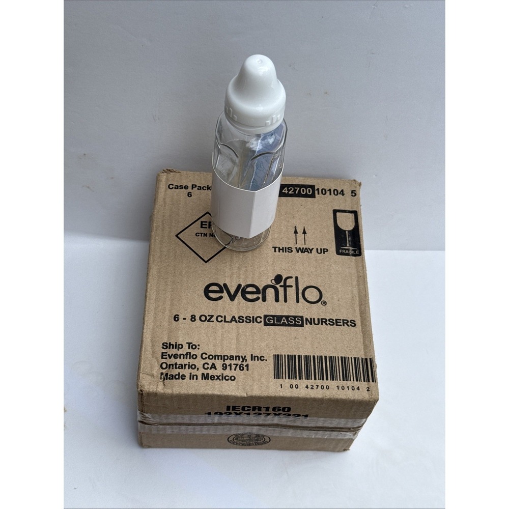 Evenflo Feeding Classic‎ Glass Bottle Twist Bottles 8 Oz